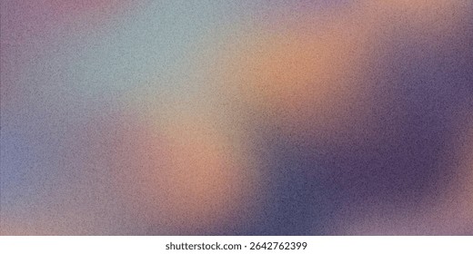 Dark blue orange red grainy texture background abstract vibrant color wave shape black backdrop noisy wide banner header design