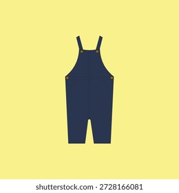 Dunkelblaue Overalls, Vektorgrafik