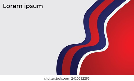  Dark blue paper waves abstract banner design. Elegant wavy vector background. vector illustration,