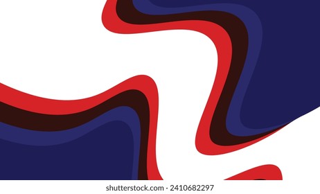  Dark blue paper waves abstract banner design. Elegant wavy vector background. vector illustration,