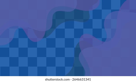Dark blue paper waves abstract banner design. Sea waves pattern. Water wave abstract design. Elegant wavy vector background