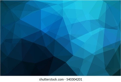 DARK BLUE Pattern. Seamless triangular template. Geometric sample. Repeating routine with triangle shapes. Seamless texture for your design. Pattern can be used for background.