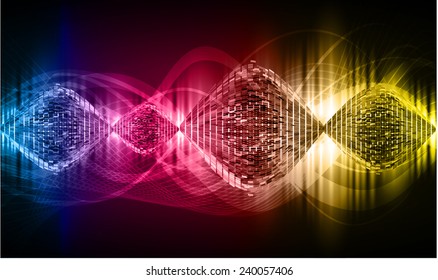 dark blue pink brown Light Abstract Technology background for computer graphic website internet and business. text box. Brochure. card. wave.