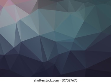 Dark blue with pink futuristic triangle abstract design background