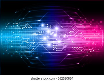 dark blue pink Light Abstract Technology background for computer graphic website internet and business. circuit. illustration.digital.infographics. binary code. zero one. vector.eye sac virus