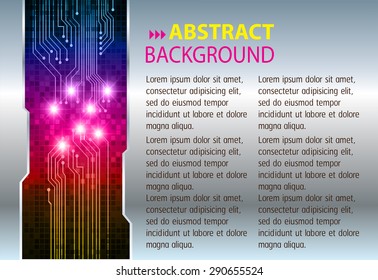 dark blue pink yellow silver Light Abstract Technology background computer graphic website internet and business. vector illustration. text box. Brochure. card. banner flyer magazine. Design label.