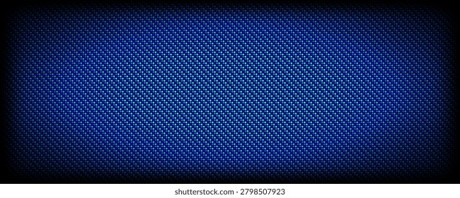 Dark blue pixel screen pattern. Glowing LED TV screen background. LCD display grid dots wallpaper. Glow diode pixels video wall concept. Projector or television monitor texture backdrop. Vector