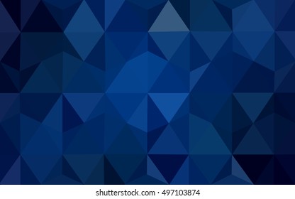 Dark blue polygon abstract background. An elegant bright illustration with gradient. The best triangular design for your business. Dark blue polygon abstract background. An elegant bright illustration with gradient. The best triangular design for your business.