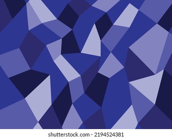Dark blue polygon illustration graphic background.