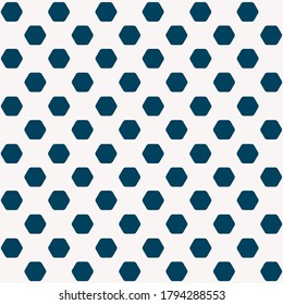 Dark blue polygon shape with white background repeat pattern