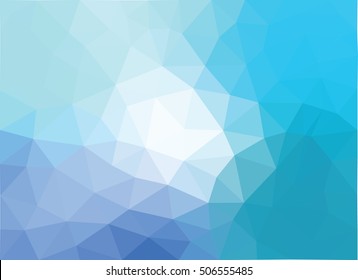 Dark blue polygonal illustration
