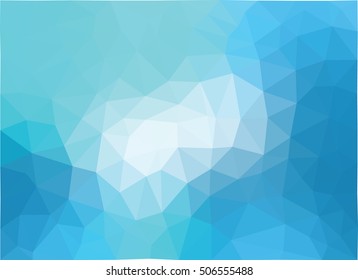 Dark blue polygonal illustration