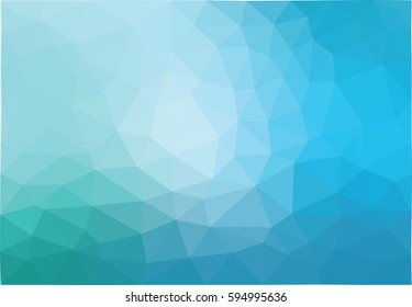 Dark blue polygonal illustration