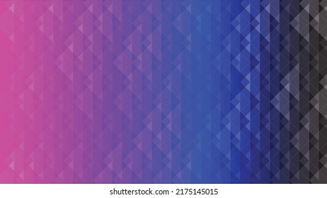 Ilustración poligonal azul oscuro, que consiste en triángulos. Fondo geométrico en estilo Origami con gradiente. Diseño triangular para su negocio