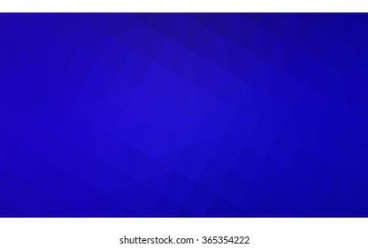 Dark blue polygonal illustration, which consist of triangles. Geometric background in Origami style with gradient. Triangular design for your business.