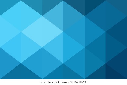 Dark blue polygonal illustration, which consist of triangles. Geometric background in Origami style with gradient. Triangular design for your business.