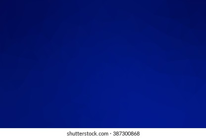 Dark blue polygonal illustration, which consist of triangles. Geometric background in Origami style with gradient. Triangular design for your business.