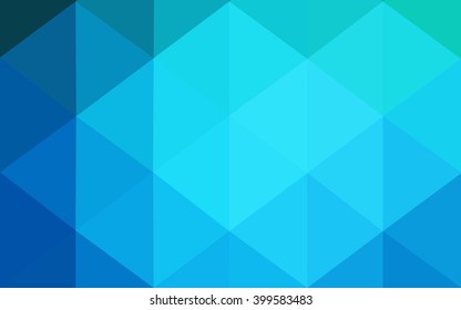 Dark blue polygonal illustration, which consist of triangles. Geometric background in Origami style with gradient. Triangular design for your business.