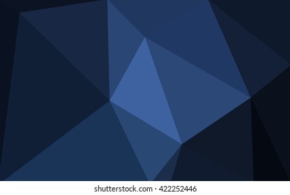 Dark blue polygonal illustration, which consist of triangles. Geometric background in Origami style with gradient. Triangular design for your business. Dark blue polygonal illustration, which consist of triangles. Geometric background in Origami style with gradient. Triangular design for your business.