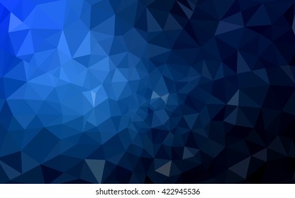 Dark blue polygonal illustration, which consist of triangles. Geometric background in Origami style with gradient. Triangular design for your business. Dark blue polygonal illustration, which consist of triangles. Geometric background in Origami style with gradient. Triangular design for your business.