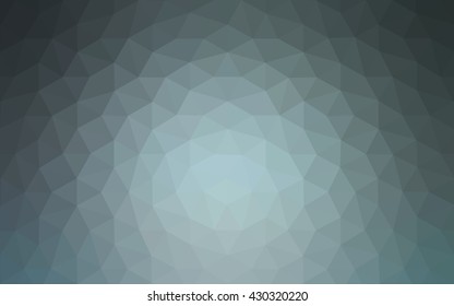 Dark blue polygonal illustration, which consist of triangles. Geometric background in Origami style with gradient. Triangular design for your business.