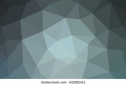 Dark blue polygonal illustration, which consist of triangles. Triangular design for your business. Creative geometric background in Origami style with gradient.