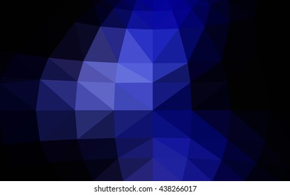 Dark blue polygonal illustration, which consist of triangles. Triangular design for your business. Creative geometric background in Origami style with gradient. Dark blue polygonal illustration, which consist of triangles. Triangular design for your business. Creative geometric background in Origami style with gradient.