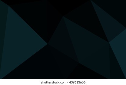 Dark blue polygonal illustration, which consist of triangles. Geometric background in Origami style with gradient. Triangular design for your business.