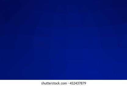 Dark blue polygonal illustration, which consist of triangles. Triangular design for your business. Creative geometric background in Origami style with gradient.