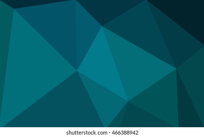 Dark blue polygonal illustration, which consist of triangles. Geometric background in Origami style with gradient. Triangular design for your business.