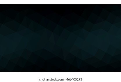 Dark blue polygonal illustration, which consist of triangles. Geometric background in Origami style with gradient. Triangular design for your business.