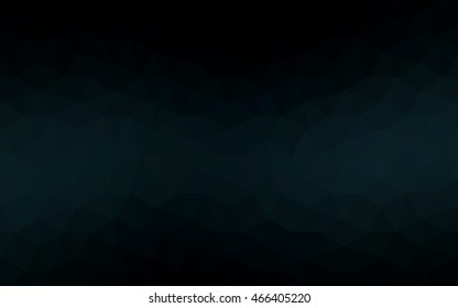Dark blue polygonal illustration, which consist of triangles. Geometric background in Origami style with gradient. Triangular design for your business.