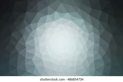 Dark blue polygonal illustration, which consist of triangles. Geometric background in Origami style with gradient. Triangular design for your business.