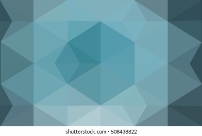 Dark blue polygonal illustration, which consist of triangles. Geometric background in Origami style with gradient. Triangular design for your business.