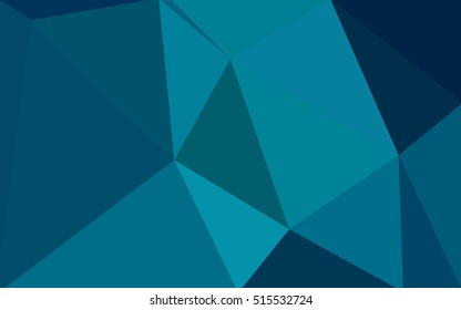 Dark blue polygonal illustration, which consist of triangles. Geometric background in Origami style with gradient. Triangular design for your business.