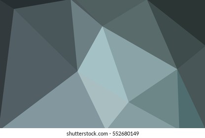 Dark blue polygonal illustration, which consist of triangles. Geometric background in Origami style with gradient. Triangular design for your business.