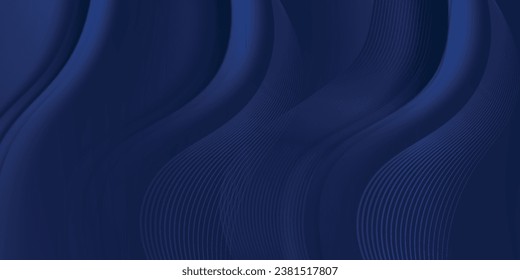 Diseño de fondo azul oscuro premium con patrón diagonal de línea azul oscuro. Diseño de fondo premium con rayas azul oscuro diagonal. Plantilla horizontal vectorial para los pasos digitales de lujo 1