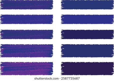 dark blue purple colorful brush strokes palette