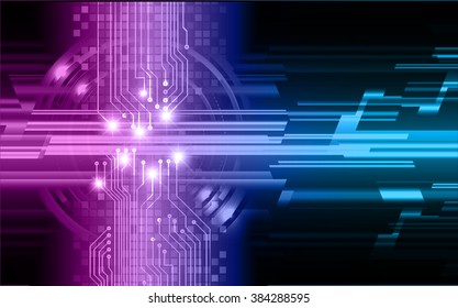 Dark blue purple Light Abstract Technology background for computer graphic website internet and business. circuit. vector illustration. infographics. motion move blur.neon. pixel. eye scan virus