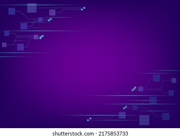 Dark blue and purple in Metaverse concept background with copy space.