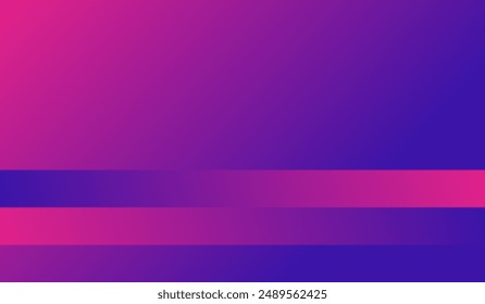 Fondo de degradado de rayas de neón azul oscuro y púrpura oscuro.