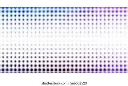 Dark blue, Purple vector banners set of circles, spheres. Abstract spots. Art Background of bubbles in halftone style with colored gradient.