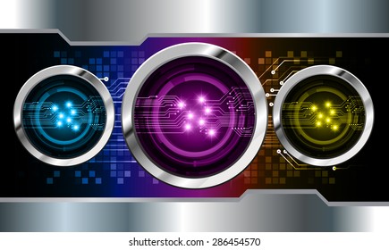 dark blue purple yellow silver color Light Abstract Technology background for computer graphic website internet and business. circuit. vector illustration. info graphics. wave. beam. ray. Spark