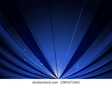 dark blue radiation image background