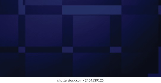 dark blue rectangle architecture geometry pattern vector abstract background
