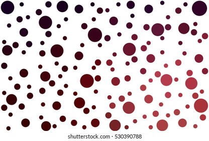 Dark Blue Red abstract seamless pattern with circles. Geometry pattern for fabric. Textile background. Stock vector.