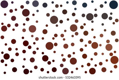 Dark Blue Red abstract seamless pattern with circles. Geometry pattern for fabric. Textile background. Stock vector.