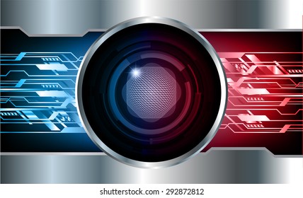 dark blue red color Light Abstract Technology background for computer graphic website internet and business. circuit. vector illustration. abstract digital . silver. infographics.