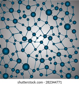 dark blue red DNA symbol. icon. Vector illustration. infographics. Abstract gene chain background.Can be used as medical,genetic,pharmaceutical, science industries.silver background