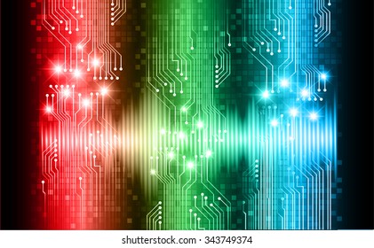 dark blue red green Light Abstract Technology background for computer graphic website internet and business. circuit. illustration.digital.infographics. binary code. zero one